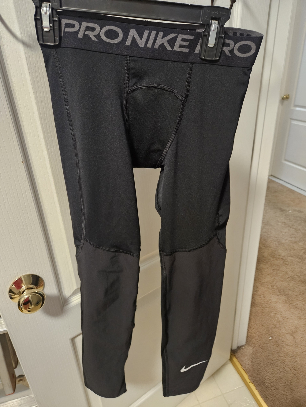 Nike Black Kids' Pro Compression Joggers